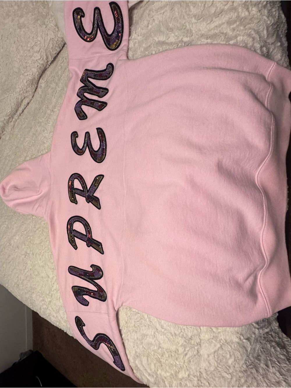 Supreme Pink Hoodie